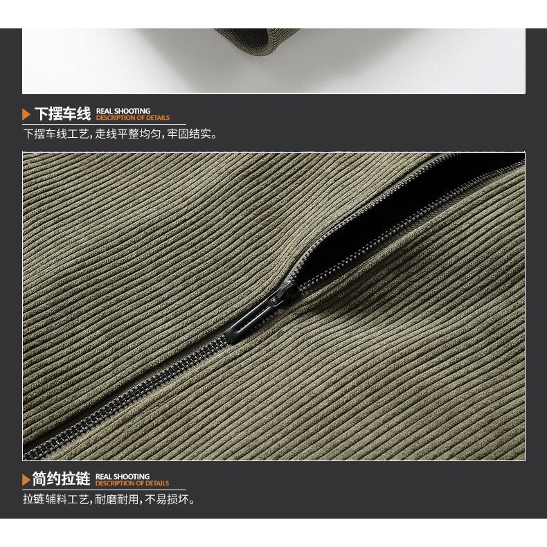 Áo Khoác Lót Nhung Dày Dặn Chống Gió Thời Trang Thu Đông Hàn Quốc Cho Nam Giới