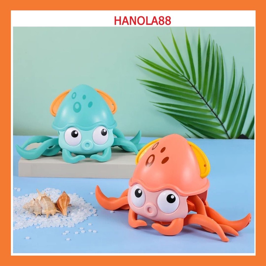 Đồ Chơi Bạch Tuộc Bò Tinh Nghịch, Bạch Tuộc Bơi Dưới Nước, Chạy Dây Cót, Đồ Chơi Nhà Tắm