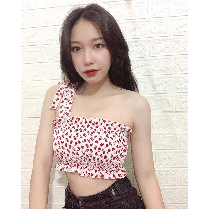 Xeci loli hoa đỏ tặng kèm Scrunchie