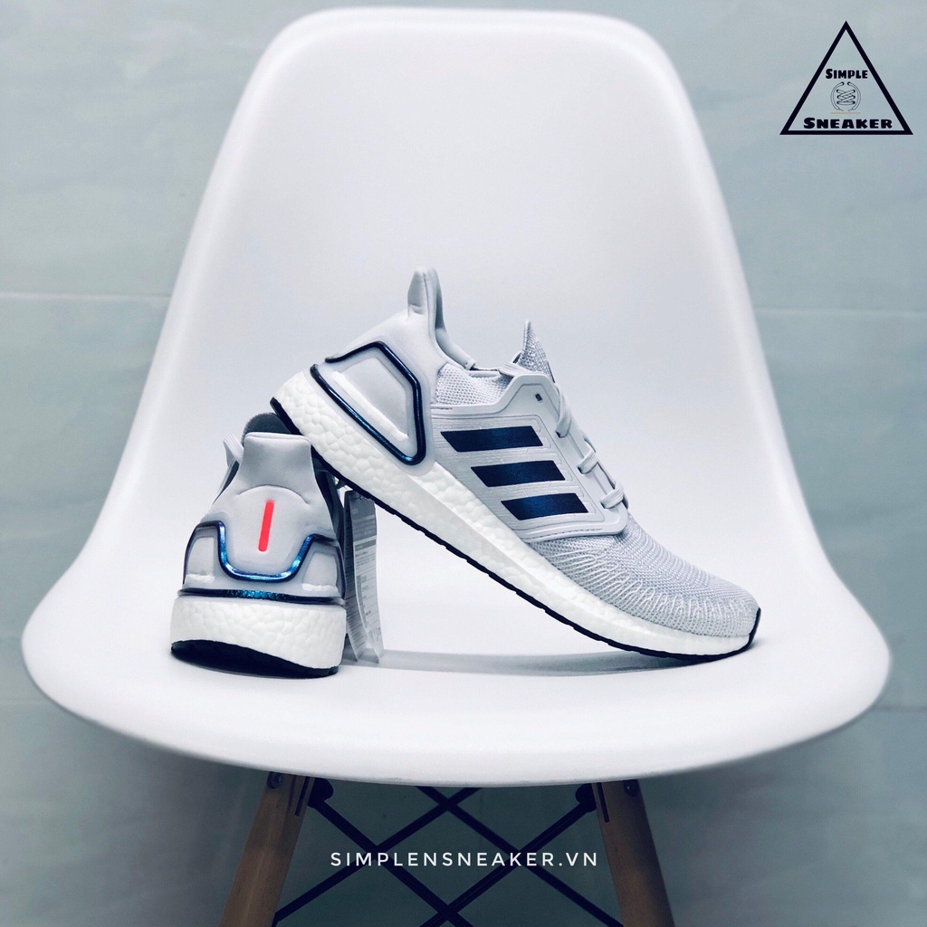 Giày Adidas Ultraboost Chính Hãng FREESHIP Adidas Ultraboost 20 Dash Grey - Giày Ultra Boost 20 ISS - Simple Sneaker