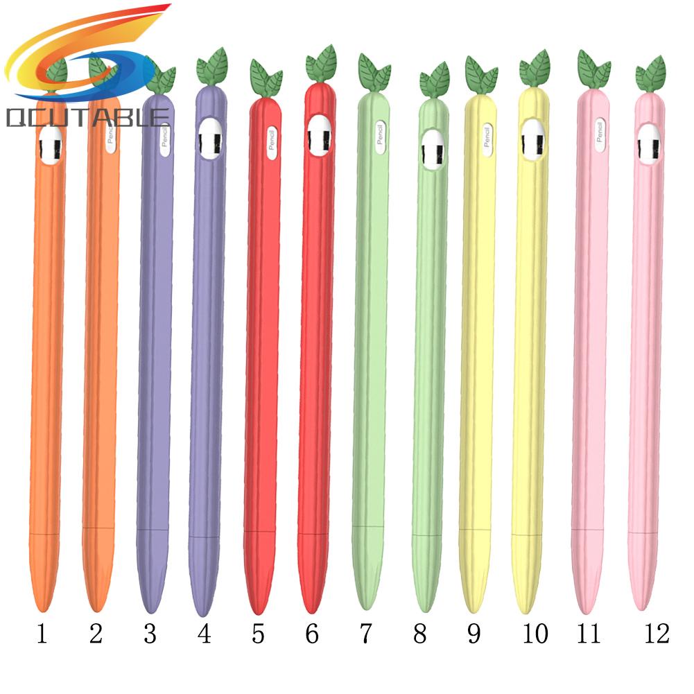Vỏ bảo vệ bút cảm ứng bằng silicon hình trái cây thích hợp cho Apple pencil 1 2 stylus