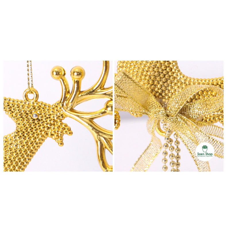 |FREESHIP| Phụ kiện HƯƠU BAY trang trí Noel, Giáng sinh- Phụ kiện trang trí cây xanh để bàn làm việc, mô hình tiểu cảnh