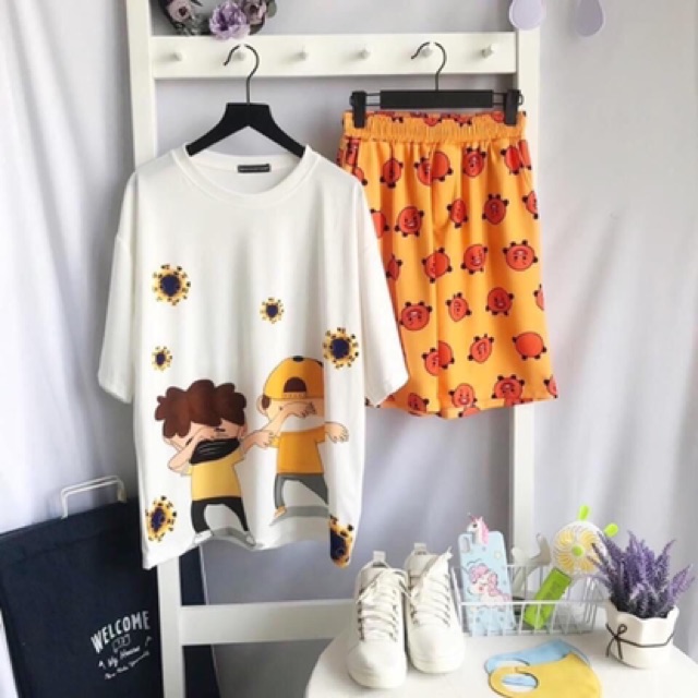 Đồ bộ cotton mẫu dễ thương