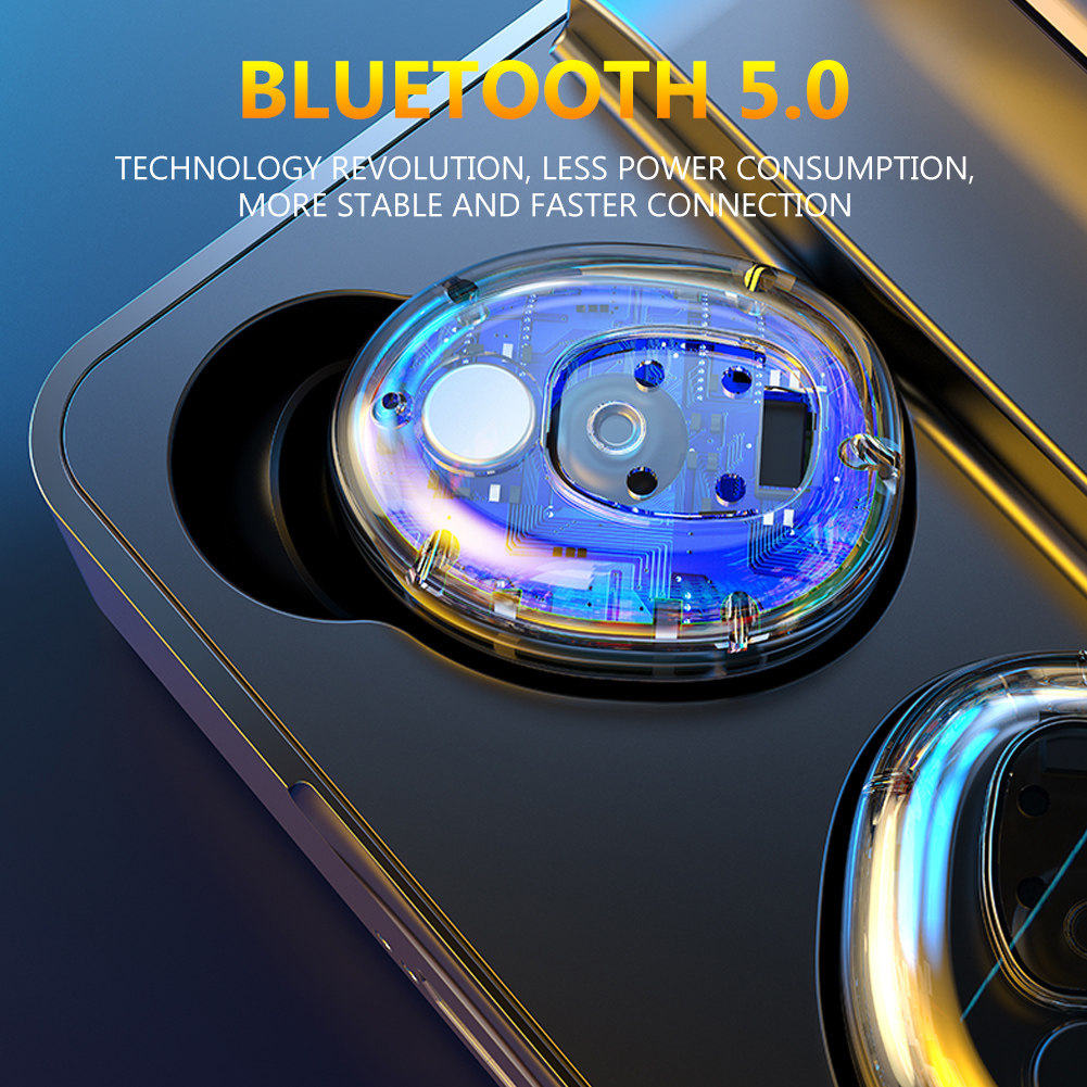 Cặp Tai Nghe Bluetooth 5.0 Mini Chống Nước Tiện Dụng Kèm Phụ Kiện