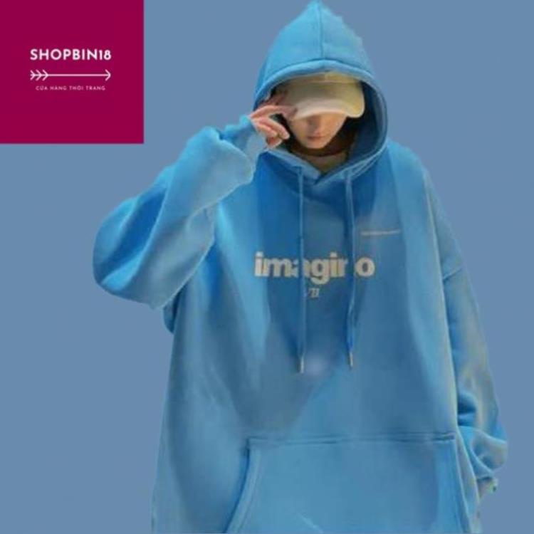 FREESHIP XTRA Áo hoodie in hình họa tiết IMAGINO nỉ bông siêu dày form rộng Unisex | BigBuy360 - bigbuy360.vn