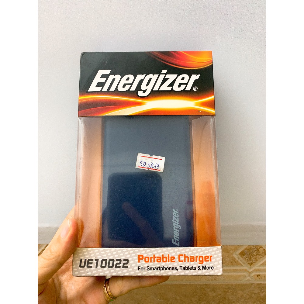 [New full box] - Pin sạc dự phòng Energizer UE 10022 10,000 mAh 2 cổng sạc - Bảo hành 1 đổi 1