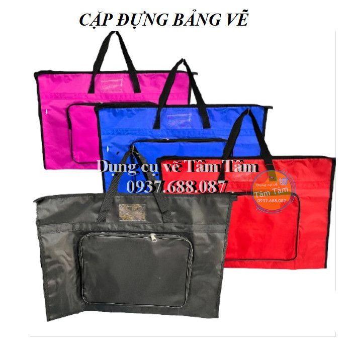 [ TÂM TÂM ] - Túi bảng vẽ A3, Túi đựng bảng vẽ, cặp đựng bảng vẽ A3