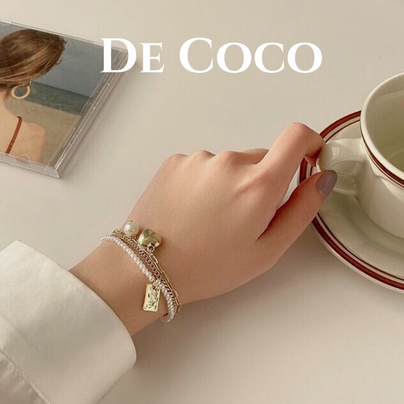 Vòng tay lắc tay Golden Belt De Coco decoco.accessories