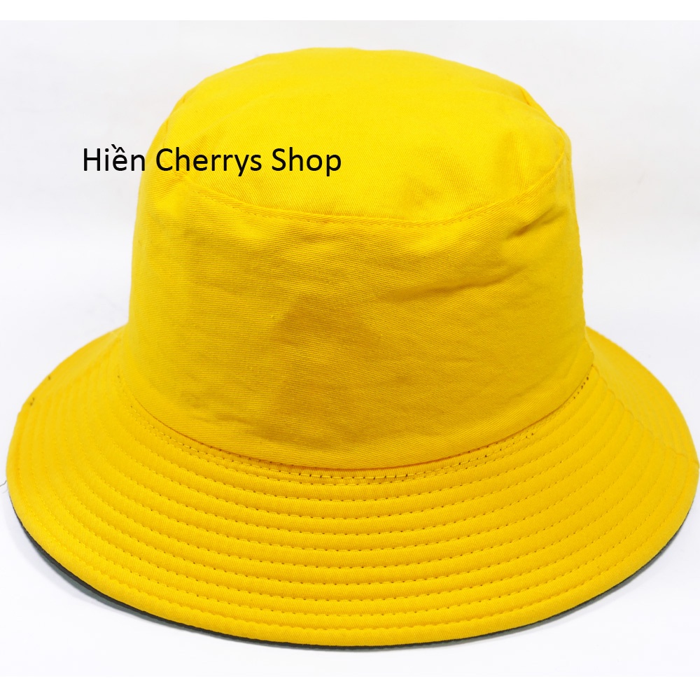 Nón bucket 2 mặt thêu hình NY &amp; Hoa cúc độc đáo thích hợp cho cả nam và nữ
