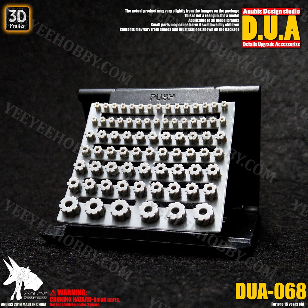 PHỤ KIỆN MOD ANUBIS - CHI TIẾT NHỰA MÔ HÌNH IN 3D DUA068
