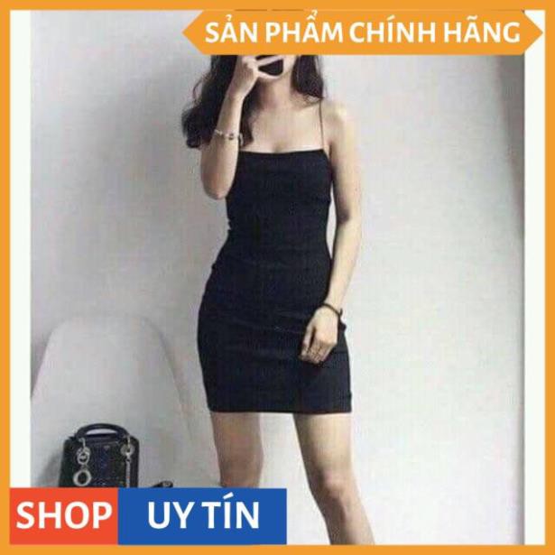 ĐẦM HAI DÂY BODY THUN CỰC ĐẸP HÌNH THẬT 🍀🍀