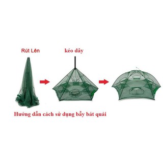 [GIÁ CHẠM ĐÁY] Lồng bát quái đánh bắt cá 8 cửa