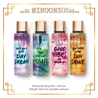Xịt dưỡng thể body mist 𝗩𝗜𝗖𝗧𝗢𝗥𝗜𝗔'𝗦 𝗦𝗘𝗖𝗥𝗘𝗧 "let's get away 30ml/50ml/100ml ❀minoon