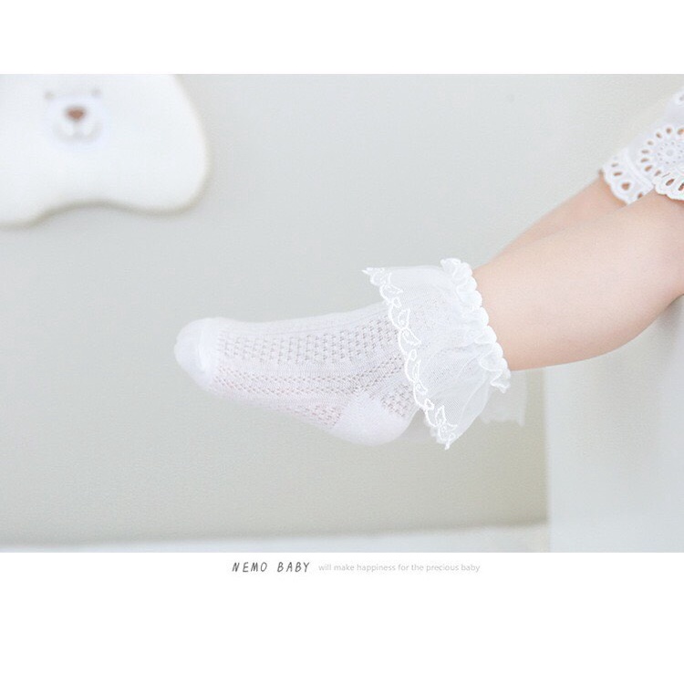 Tất ren công chúa Nemo Baby xuất Hàn cho bé 6 tháng - 4 tuổi