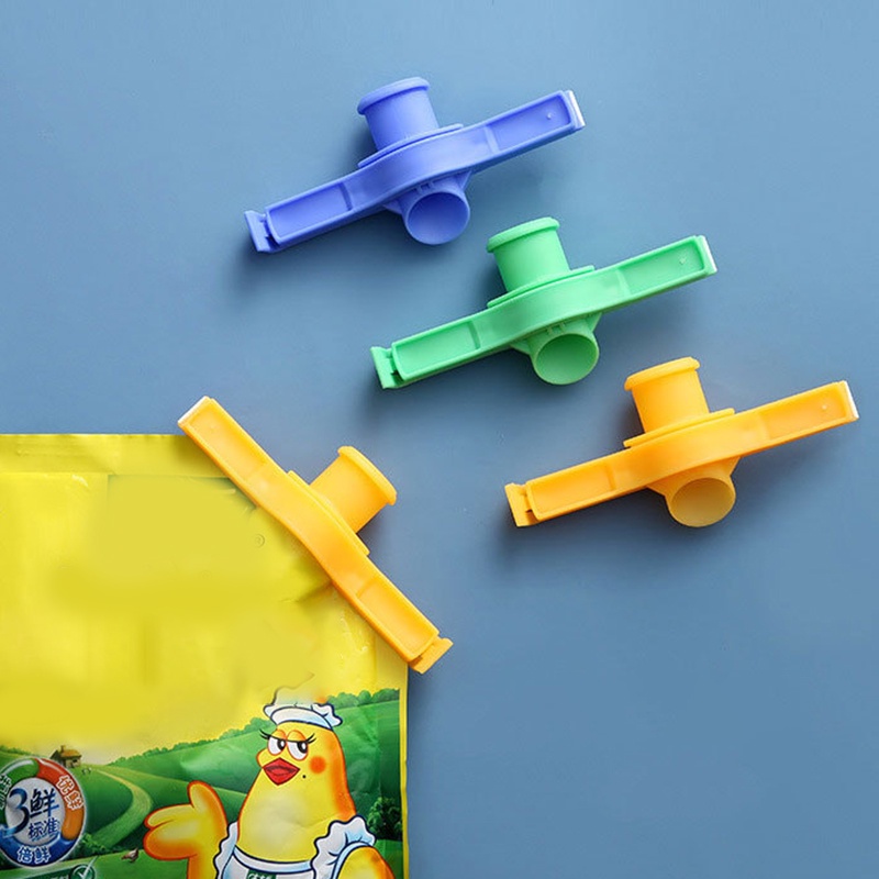 Kẹp Niêm Phong Túi Thực Phẩm Bằng Nhựa Chống Ẩm Mốc MSG Hình Con Gà Dùng Cho Nhà Bếp CR1