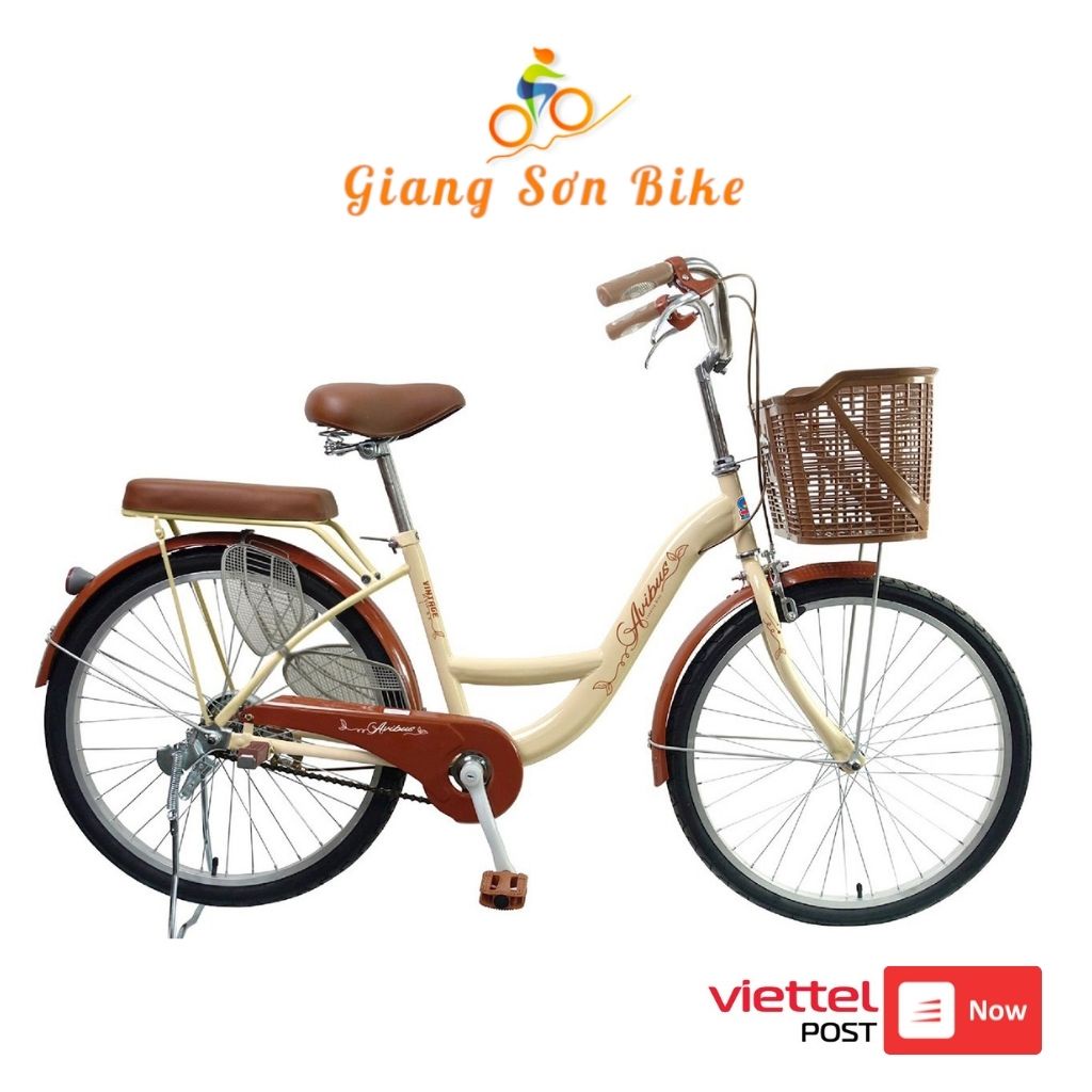 Xe đạp nữ AVIBUS, xe đạp mini bánh 24 inch chính hãng- GAING SƠN BIKE