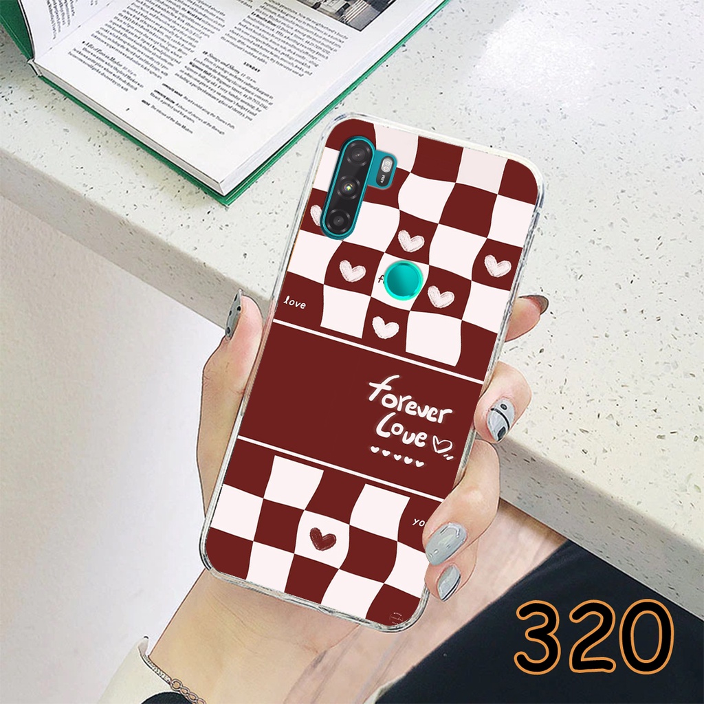 Ốp Lưng Vsmart Active 3 - Active 1 - Active 1 Plus in hình họa tiết caro  - Chất liệu Silicon siêu bền, sang trọng