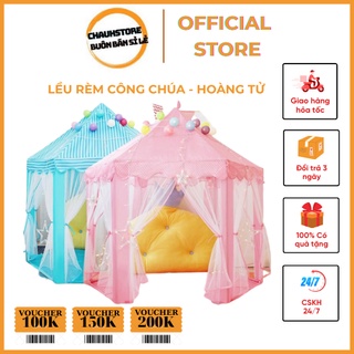 Lều rèm, ngôi nhà , công chúa, lều hoàng tử mẫu mới cho bé LOẠI TO (Hàng cực chất)