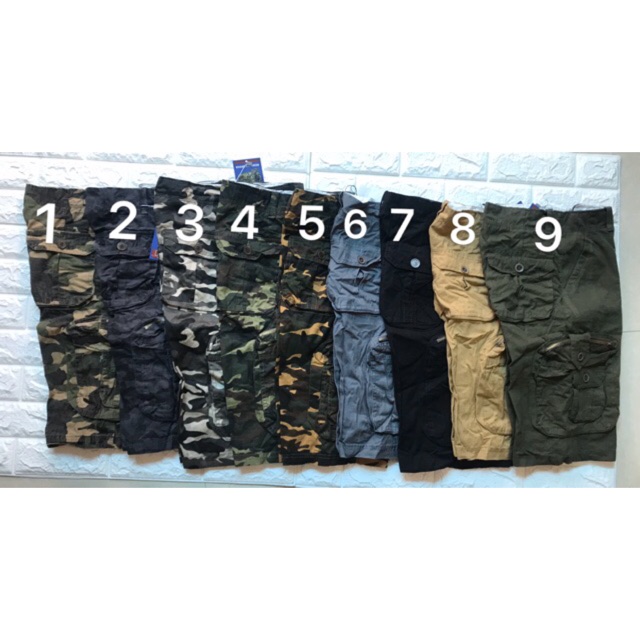 Quần sọt lính 6 túi cao cấp chất ngầu | BigBuy360 - bigbuy360.vn