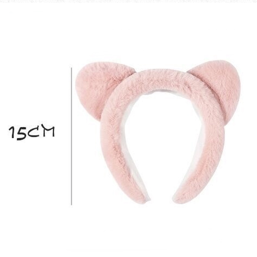 Cài tóc tai mèo bằng lông nhung dễ thương xinh xắn cho nữ