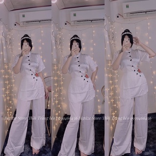Set lam hoa thêu đi chùa