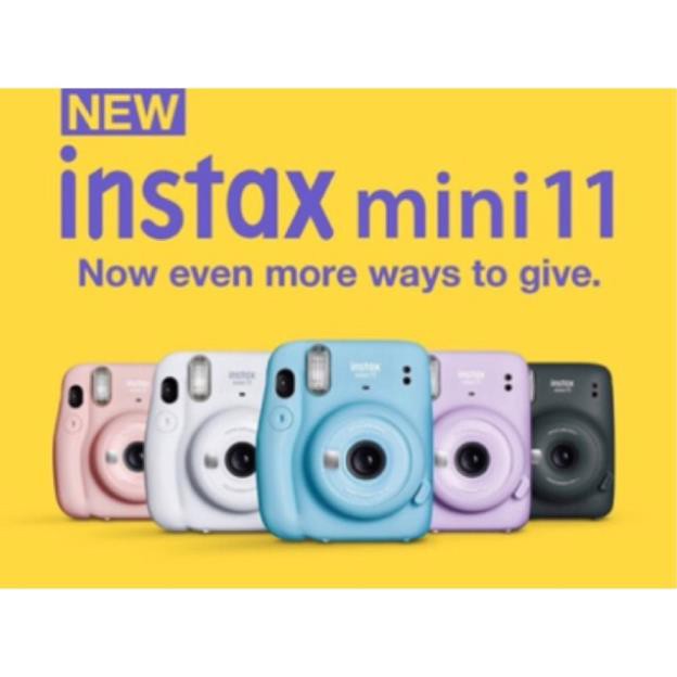 ( SLN 9 ) ( SLN 8 ) Instax Mini 11 - Máy ảnh lấy ngay Fujifilm - Chính hãng BH 1 năm - Tặng kèm 10 film