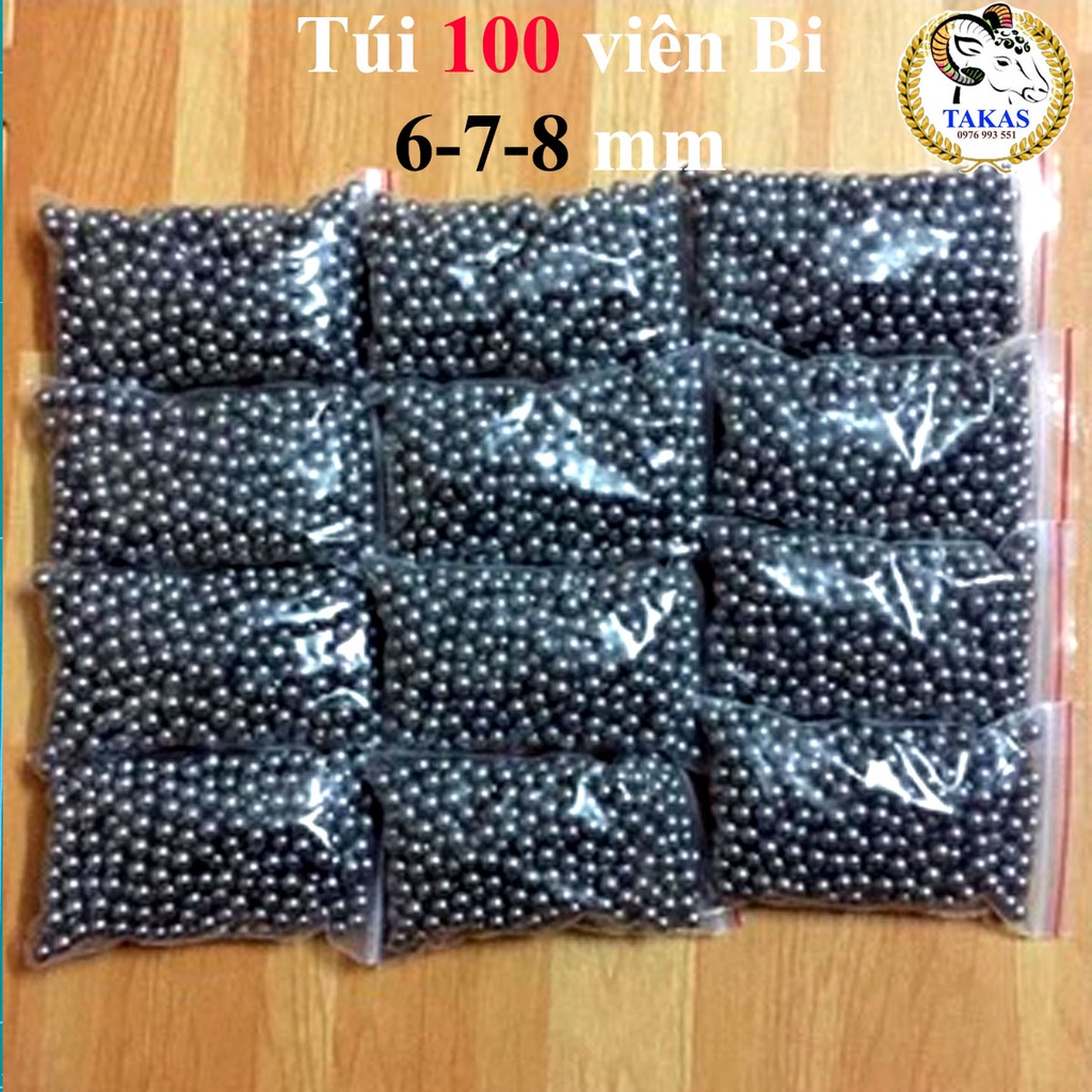 100 viên Bi Sắt Size Tự Chọn