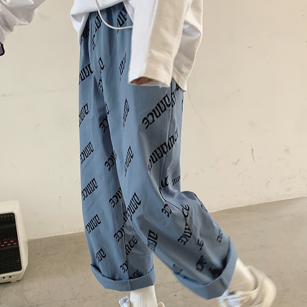 Quần thể thao in chữ thời trang cho nam