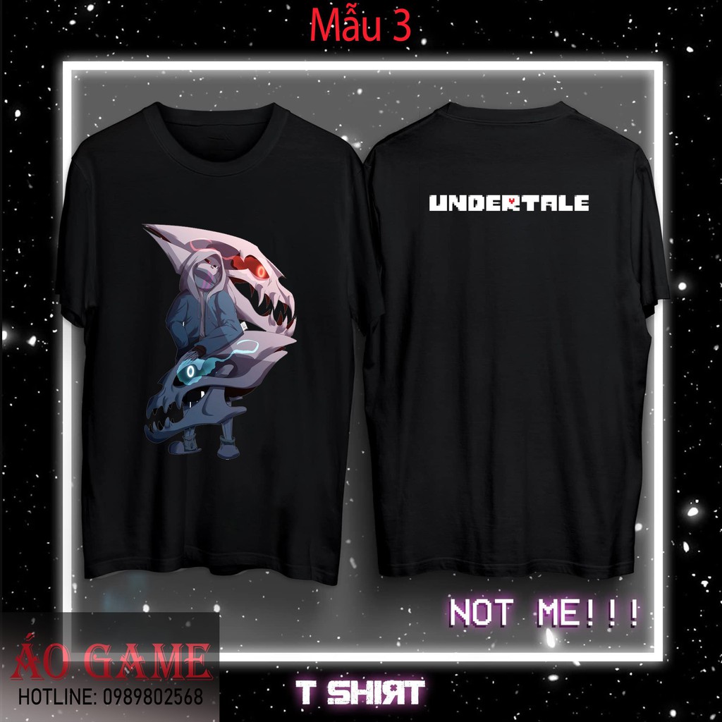 NEW - BST ÁO THUN CO GIÃN 4 CHIỀU undertale sans mẫu tự tay shop thiết kế độc quyền