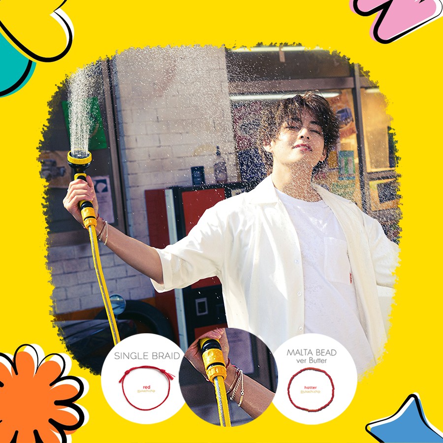 Vòng tay handmade hạt cườm cheap moment with Taehyung  - Taehyung bracelets | Malta bead ver Butter