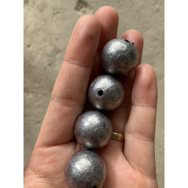 3 Viên Chì Tròn Xuyên Tâm Loại 50g