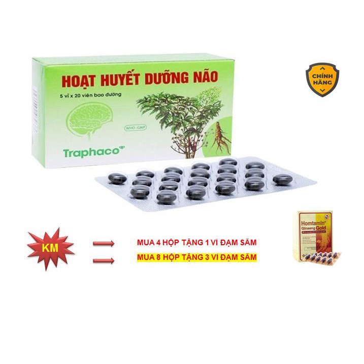 ✅Hoạt huyết dưỡng não TRAPHACO ✅Chính hãng
