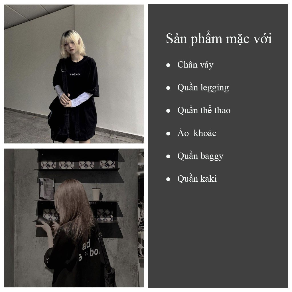 Áo thun SAD.BOIZ nam nữ Ulzzang Unisex form rộng chất cotton mịn mát - VIETSTAR