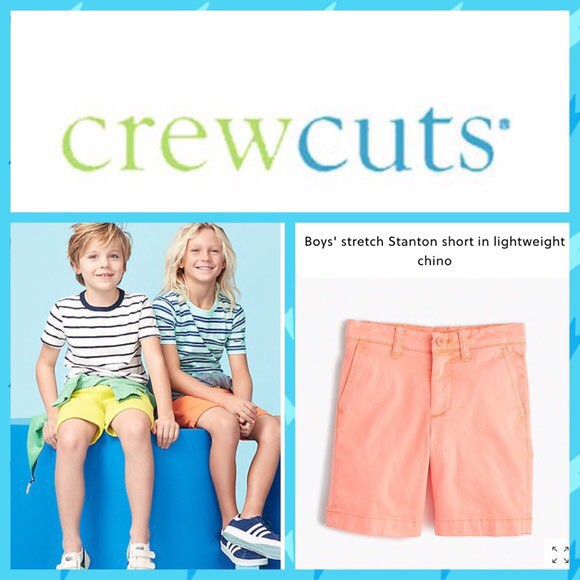 Quần short kaki bé trai 2y~16y Crewcut hàng xuất dư xịn