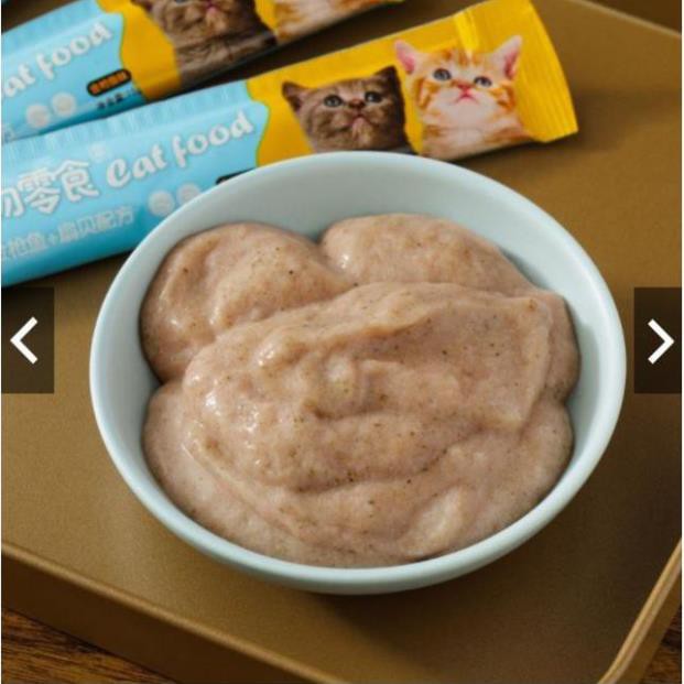 STHA- 1 thanh Pate Cat food &amp; Ciao Soup cho mèo Súp thưởng mèo thức ăn cho mèo dạng sốt