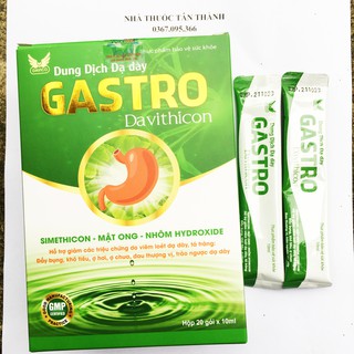 Dạ dày Gastro Davithicon hộp 20 gói