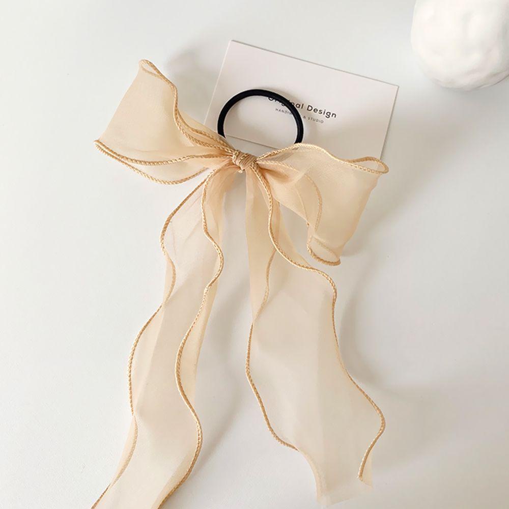 Dây Buộc Tóc Ruy Băng Mềm Co Giãn Ngọt Ngào