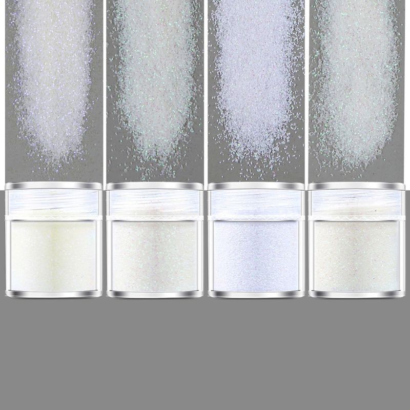 Bộ 4 lọ bột kim tuyến lấp lánh trang trí DIY