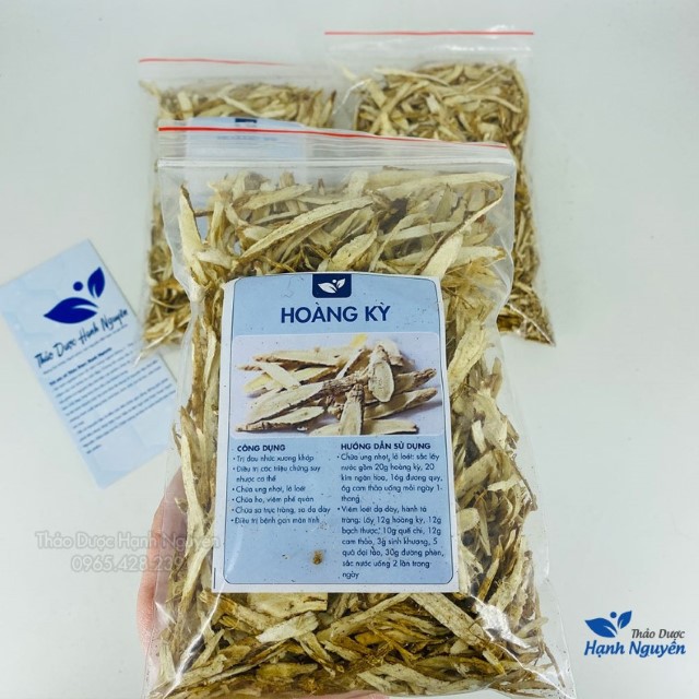 Hoàng Kỳ Lát Mỏng 1kg (Trà Bổ Thận, Ăn Ngon)