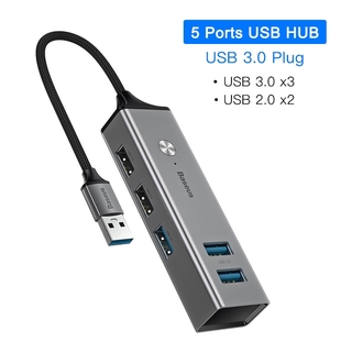 BASEUS Hub Chia 5 Cổng Usb Cho Macbook Pro Surface Pro 6