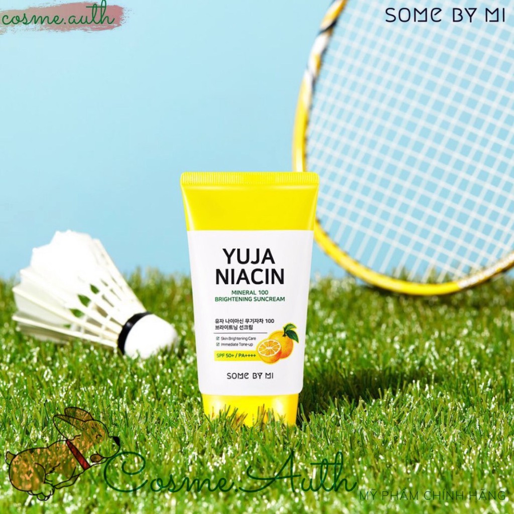 Kem Chống Nắng Some By Mi Yuja Niacin Mineral 100 Brightening Suncream SPF 50+ / PA++++ 50ml