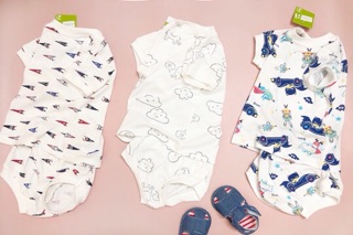 Bộ cotton Crazy8 bé trai bé gái