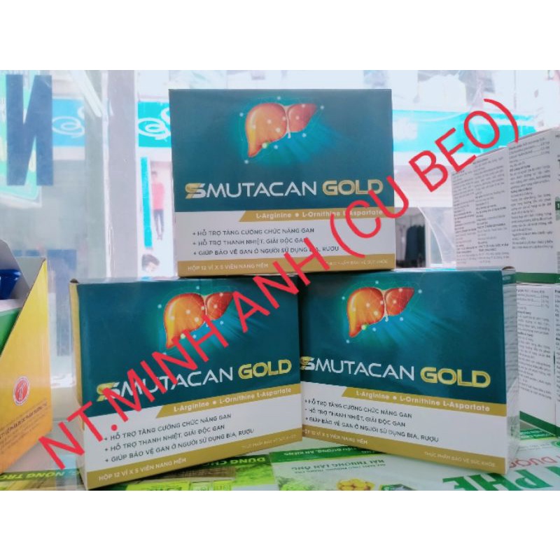 Giải độc gan, mát gan SMUTACAN- HÀNG CHÍNH HÃNG- Thanh nhiệt, giải độc gan, mát gan