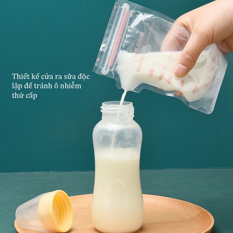 Túi Đựng Bảo Quản Sữa Mẹ Dùng Một Lần Tiện Lợi