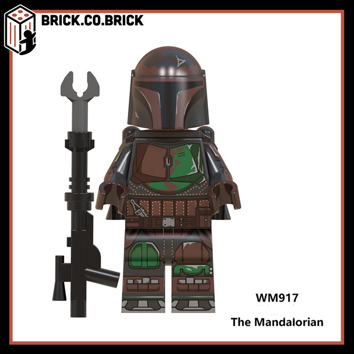 WM6085 (CÓ SẴN) - Đồ chơi lắp ráp minifigures và lego Star Wars Chiến tranh giữa các vì sao nhân vật Mandalorian.