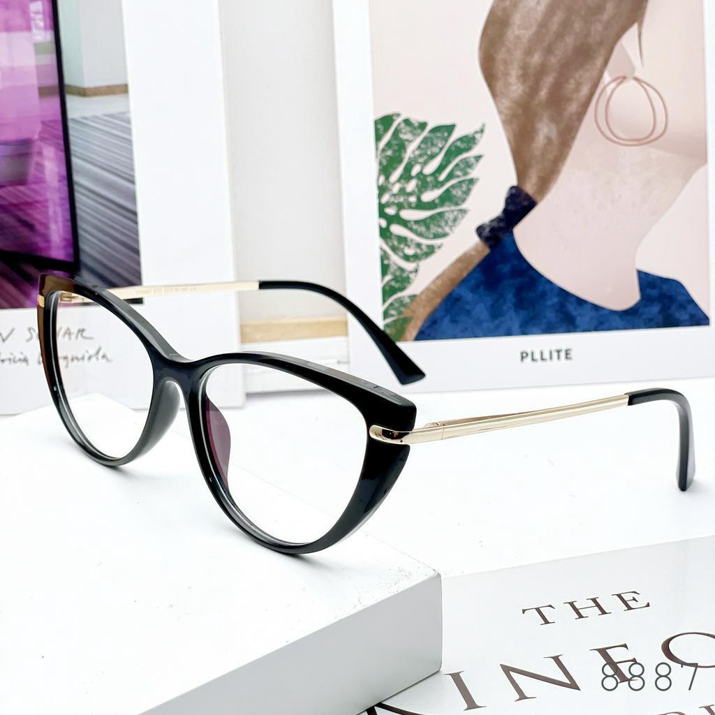 Gọng kính cận nam nữ Chilistore Kính cận thời trang mắt mèo 8887