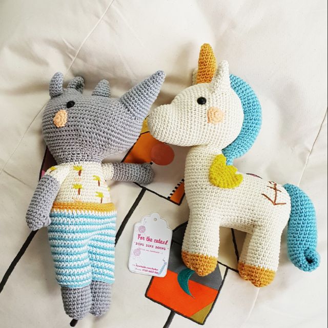 Thú bông handmade. Thú bông unicorn