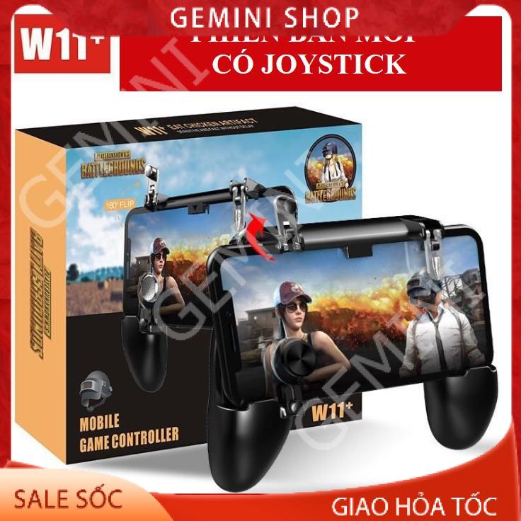 Tay Cầm Game W11 Có Nút Bắn + Joystick Cho Điện Thoại Chơi Pubg, Ros, Free Fire Controller - Tay cầm chơi game