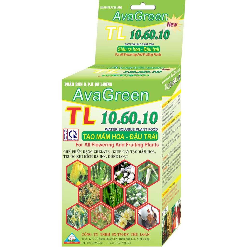 10-60-10 Hộp 1 Kg Chuyên Ra Hoa