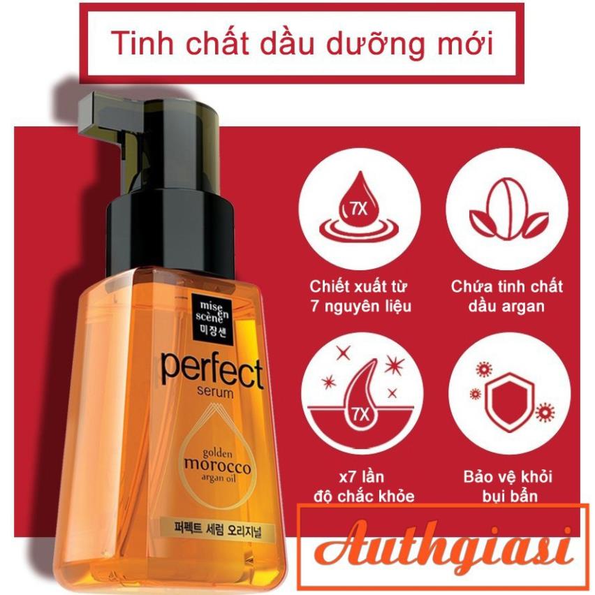 Tinh dầu serum dưỡng tóc Miseen scène Perfect 70ml dưỡng tóc uốn duỗi khô sơ chắc khỏe đẹp tóc ellips Queen Beauty